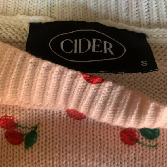 Cider Pink Cherry Knit Top - Picture 5 of 5